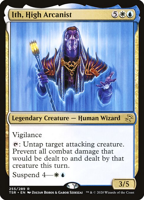 Time Spiral Remastered - 255 - Ith, High Arcanist - Rare - WU - Non-foil