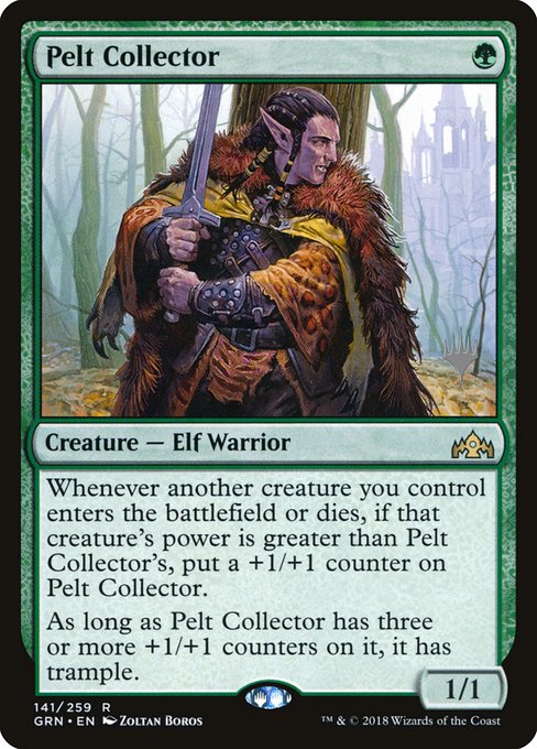Guilds of Ravnica Promos - 141p - Pelt Collector - Rare - G - Non-foil - Promo