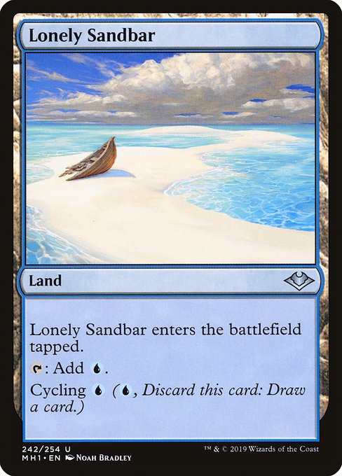 Modern Horizons - 242 - Lonely Sandbar - Uncommon - C - Non-foil