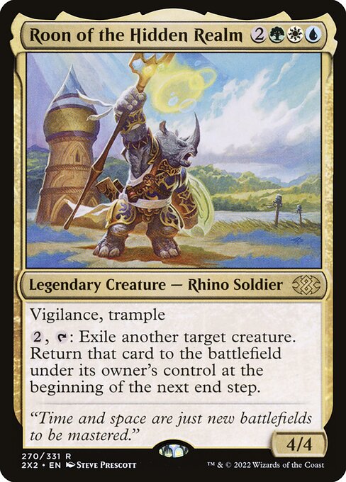 Double Masters 2022 - 270 - Roon of the Hidden Realm - Rare - Multi - Foil