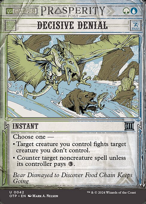 Breaking News - 42 - Decisive Denial - Uncommon - UG - Foil