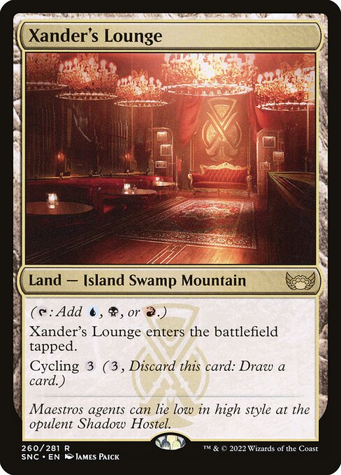Streets of New Capenna - 260 - Xander's Lounge - Rare - C - Non-foil