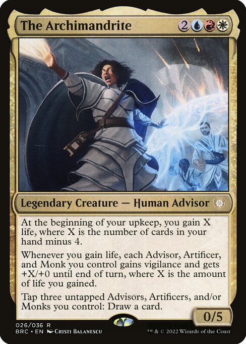 The Brothers' War Commander - 26 - The Archimandrite - Rare - Multi - Non-foil