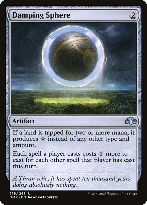 Dominaria Remastered - 219 - Damping Sphere - Uncommon - C - Non-foil