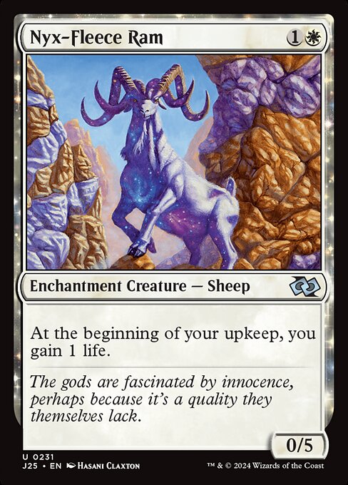 Foundations Jumpstart - 231 - Nyx-Fleece Ram - Uncommon - W - Non-foil