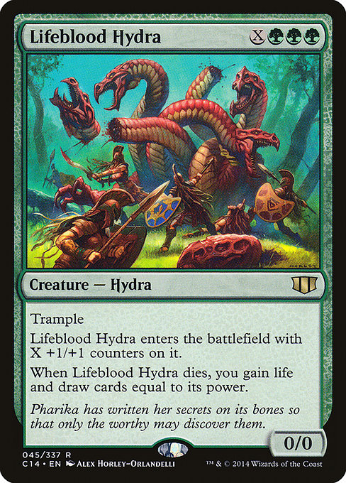 Commander 2014 - 45 - Lifeblood Hydra - Rare - G - Non-foil