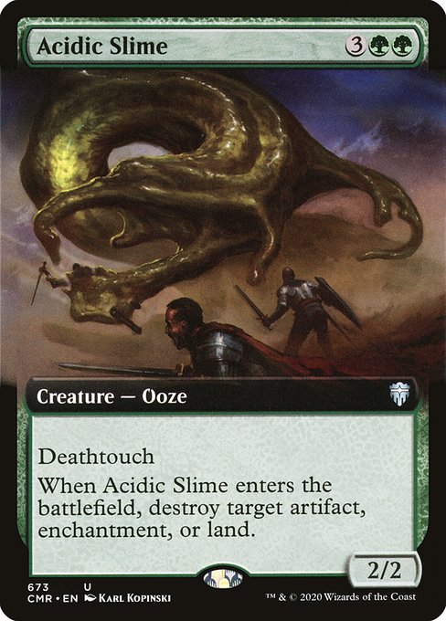 Commander Legends - 673 - Acidic Slime - Uncommon - G - Foil
