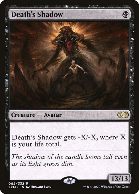 Double Masters - 82 - Death's Shadow - Rare - B - Non-foil
