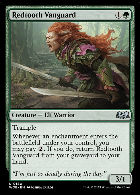 Wilds of Eldraine - 180 - Redtooth Vanguard - Uncommon - G - Non-foil