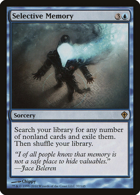 Worldwake - 37 - Selective Memory - Rare - U - Non-foil