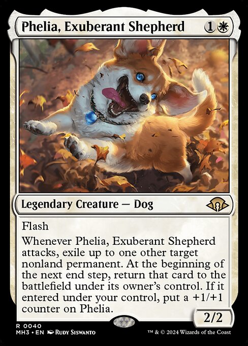 Modern Horizons 3 - 40 - Phelia, Exuberant Shepherd - Rare - W - Non-foil