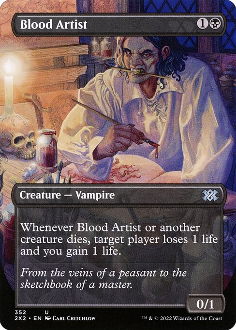 Double Masters 2022 - 352 - Blood Artist - Uncommon - B - Non-foil