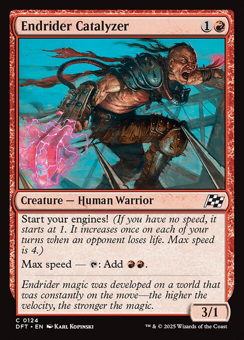 Aetherdrift - 124 - Endrider Catalyzer - Common - R - Foil