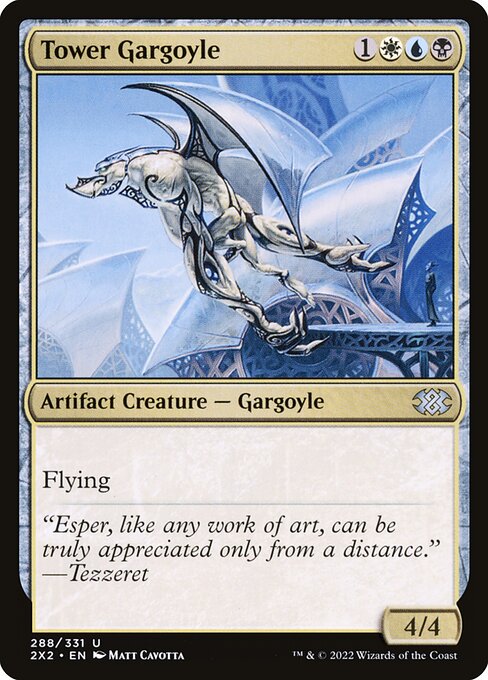 Double Masters 2022 - 288 - Tower Gargoyle - Uncommon - Multi - Non-foil