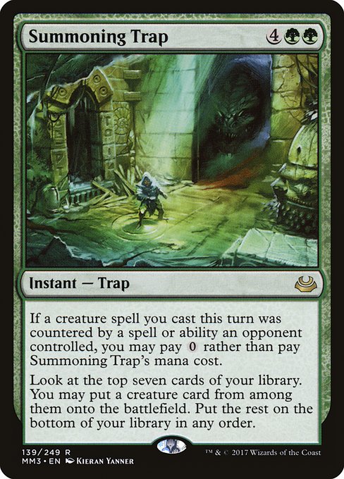 Modern Masters 2017 - 139 - Summoning Trap - Rare - G - Non-foil