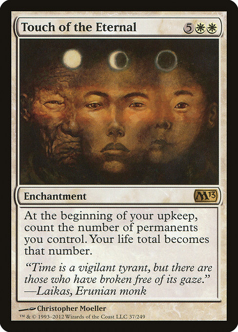 Magic 2013 - 37 - Touch of the Eternal - Rare - W - Non-foil
