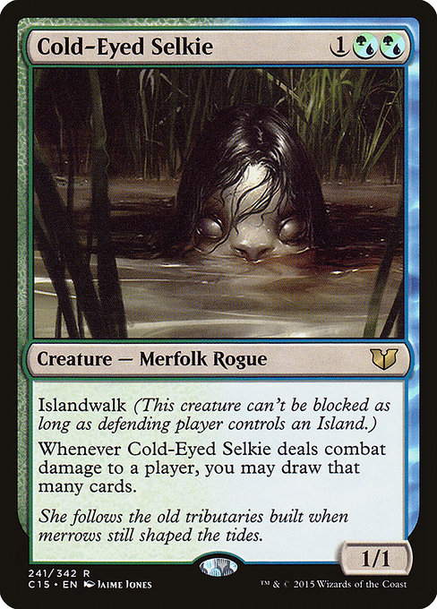 Commander 2015 - 241 - Cold-Eyed Selkie - Rare - UG - Non-foil