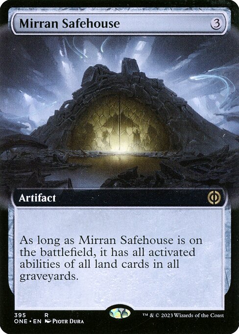 Phyrexia: All Will Be One - 395 - Mirran Safehouse - Rare - C - Non-foil