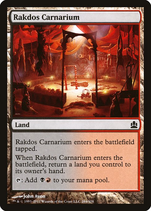 Commander 2011 - 284 - Rakdos Carnarium - Common - C - Non-foil