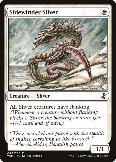 Time Spiral Remastered - 43 - Sidewinder Sliver - Common - W - Non-foil