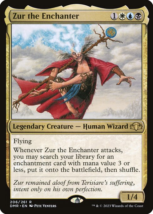 Dominaria Remastered - 206 - Zur the Enchanter - Rare - Multi - Non-foil