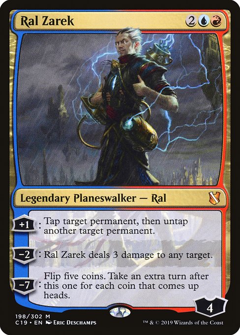 Commander 2019 - 198 - Ral Zarek - Mythic - UR - Non-foil