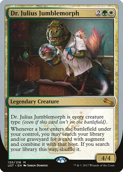 Unstable - 130 - Dr. Julius Jumblemorph - Mythic - WG - Non-foil