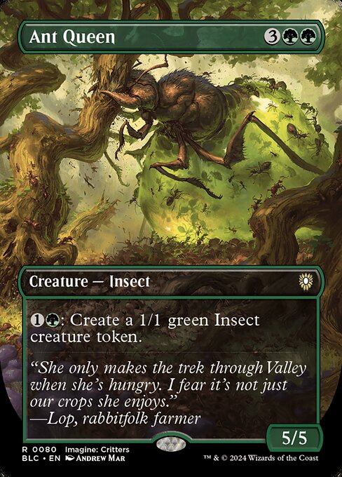 Bloomburrow Commander - 80 - Ant Queen - Rare - G - Non-foil