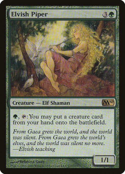 Magic 2010 - 177 - Elvish Piper - Rare - G - Non-foil