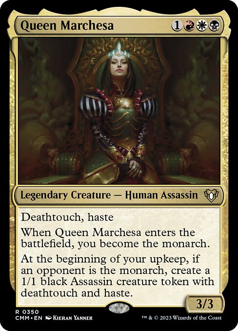 Commander Masters - 350 - Queen Marchesa - Rare - Multi - Non-foil