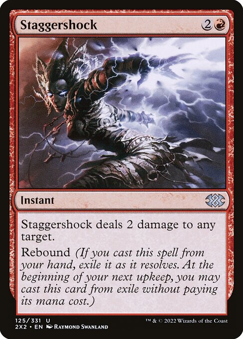 Double Masters 2022 - 125 - Staggershock - Uncommon - R - Foil