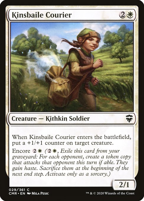 Commander Legends - 29 - Kinsbaile Courier - Common - W - Non-foil