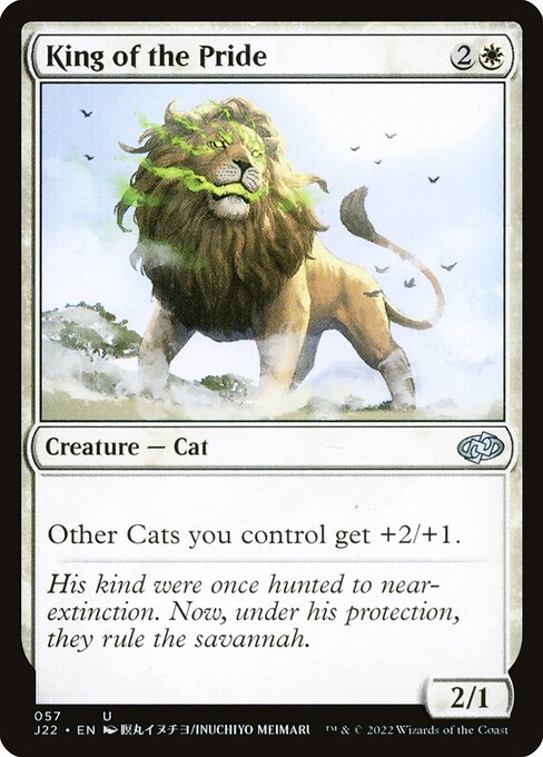 Jumpstart 2022 - 57 - King of the Pride - Uncommon - W - Non-foil