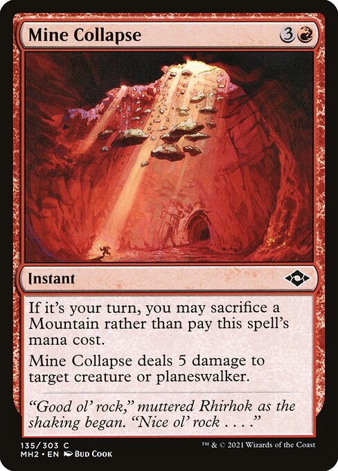 Modern Horizons 2 - 135 - Mine Collapse - Common - R - Non-foil
