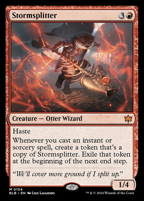 Bloomburrow - 154 - Stormsplitter - Mythic - R - Non-foil