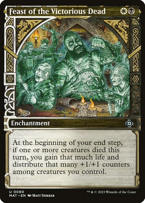 March of the Machine: The Aftermath - 80 - Feast of the Victorious Dead - Uncommon - WB - Non-foil