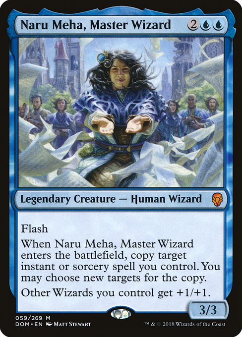 Dominaria - 59 - Naru Meha, Master Wizard - Mythic - U - Non-foil