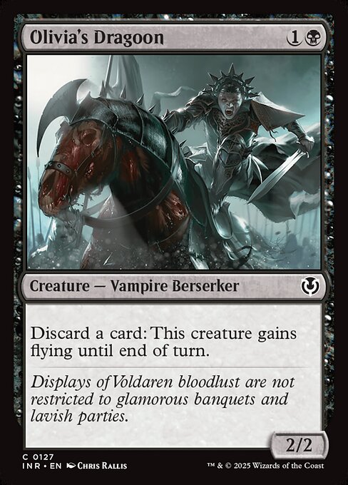 Innistrad Remastered - 127 - Olivia's Dragoon - Common - B - Non-foil