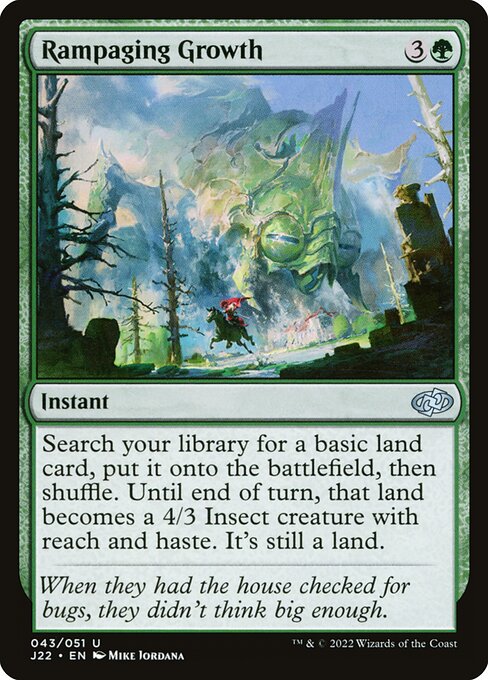 Jumpstart 2022 - 43 - Rampaging Growth - Uncommon - G - Non-foil