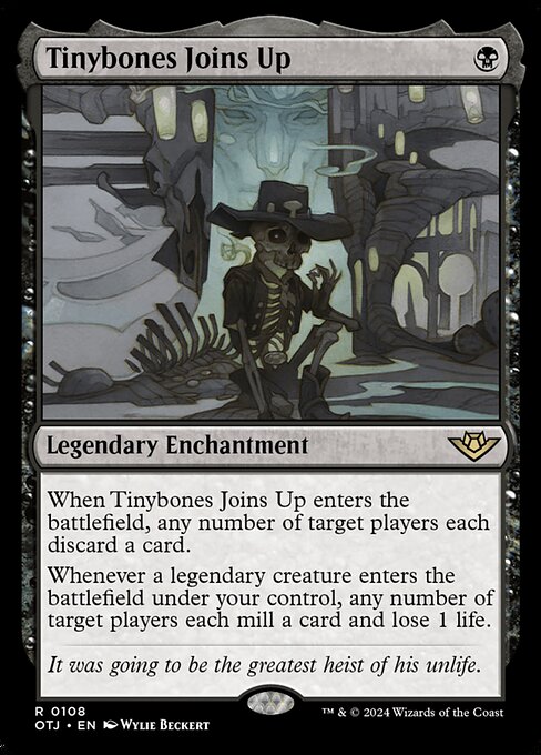 Outlaws of Thunder Junction - 108 - Tinybones Joins Up - Rare - B - Non-foil