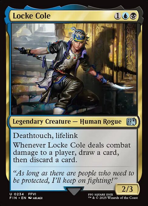 Final Fantasy - 234 - Locke Cole - Uncommon - UB - Foil