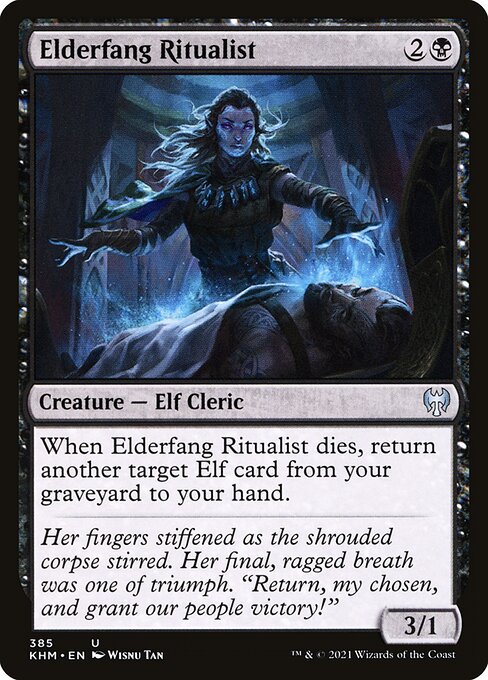 Kaldheim - 385 - Elderfang Ritualist - Uncommon - B - Non-foil