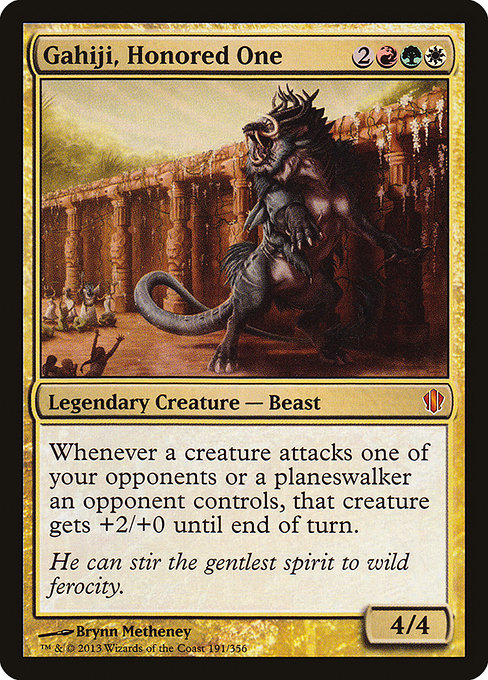 Commander 2013 - 191 - Gahiji, Honored One - Mythic - Multi - Non-foil