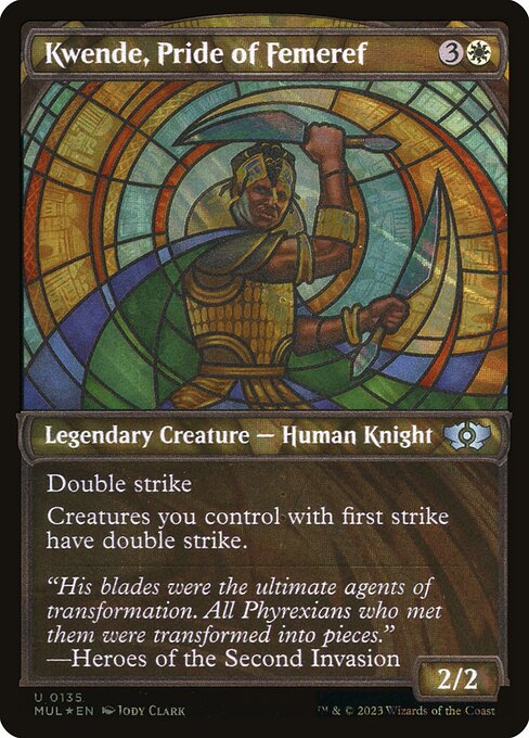 Multiverse Legends - 135 - Kwende, Pride of Femeref - Uncommon - W - Foil