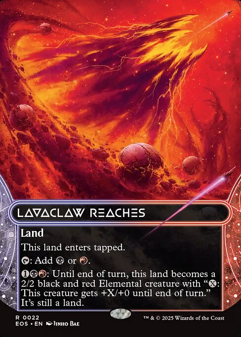 Edge of Eternities: Stellar Sights - 22 - Lavaclaw Reaches - Rare - C - Non-foil