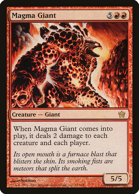 Fifth Dawn - 72 - Magma Giant - Rare - R - Non-foil