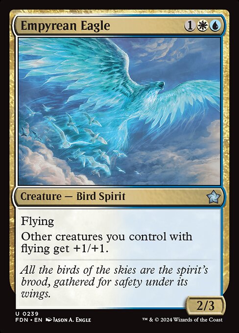 Foundations - 239 - Empyrean Eagle - Uncommon - WU - Non-foil