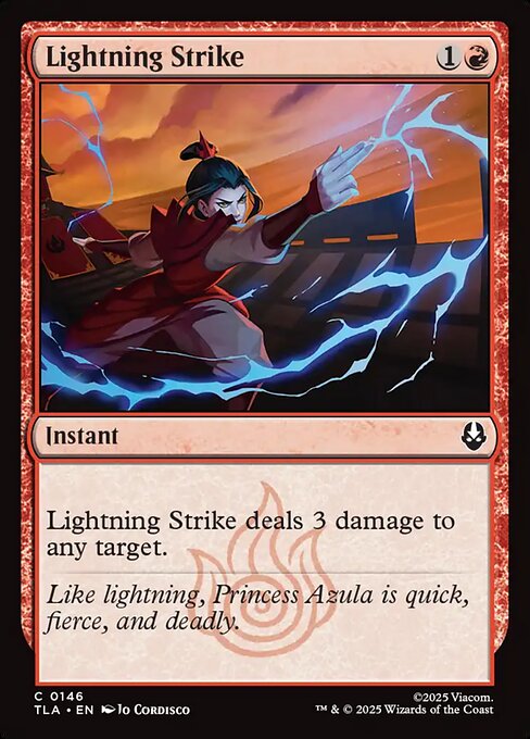 Avatar: The Last Airbender - 146 - Lightning Strike - Common - R - Non-foil