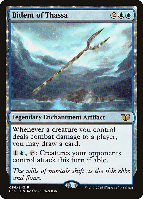 Commander 2015 - 86 - Bident of Thassa - Rare - U - Non-foil
