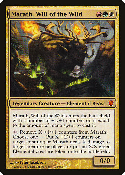 Commander 2013 - 198 - Marath, Will of the Wild - Mythic - Multi - Non-foil